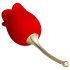 Pretty Love Rose Lover - 2in1 kliitorivibraator (punane)