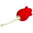 Pretty Love Rose Lover - 2in1 kliitorivibraator (punane)