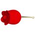 Pretty Love Rose Lover - 2in1 kliitorivibraator (punane)