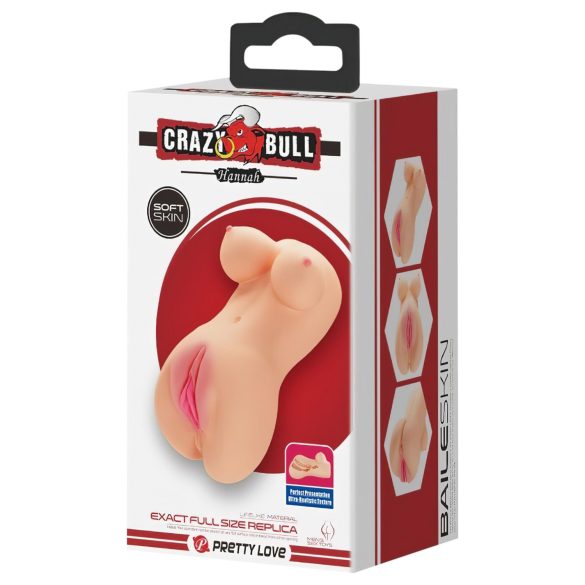 Crazy Bull - mini masturbaator naiste vagiina naturaalne