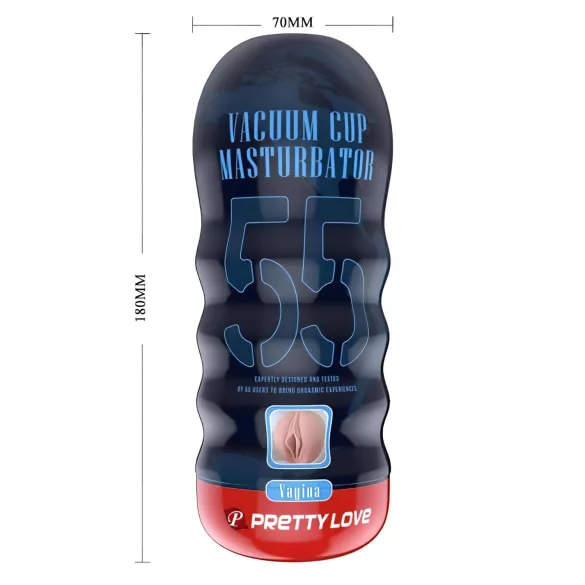 Pretty Love Vacuum Cup - elutru tupe masturbator (ihukarva värvi)