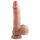 Dual Density - iminapaga ja munanditega realistlik dildo - 18 cm (naturaalne)