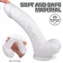 Sex HD Martin - realistlik dildo munanditega iminapaga - valge