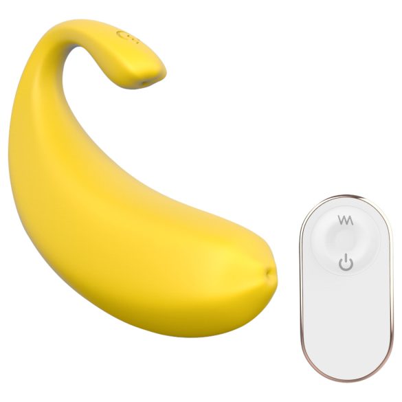 Sex HD - nutikas banaanikujuline vibraatorimuna (kollane)
