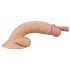 Lovetoy Real Extreme - iminapaga, munanditega G-punkti dildo - 19cm (naturaalne)
