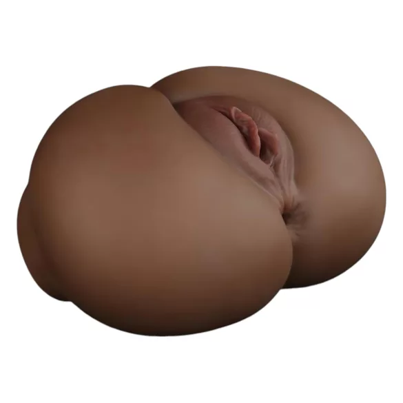 Lovetoy Streetgirl's 12 - kunstvagina torss ja stringid (tume naturaalne)