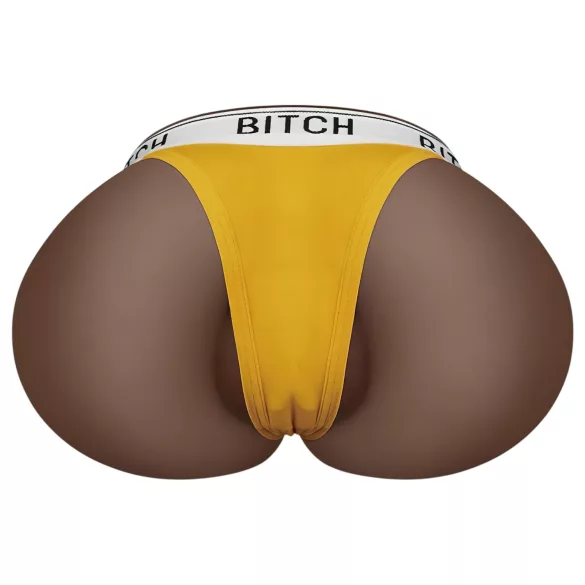 Lovetoy Streetgirl's 12 - kunstvagina torss ja stringid (tume naturaalne)