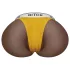 Lovetoy Streetgirl's 12 - kunstvagina torss ja stringid (tume naturaalne)