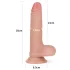 Lovetoy Nature Cock - realistlik dildoga - 18 cm - naturaalne