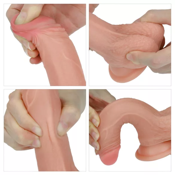 Lovetoy Nature Cock - realistlik dildoga - 18 cm - naturaalne