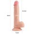Lovetoy Nature Cock - realistlik iminapaga dildo - 21cm (naturaalne)