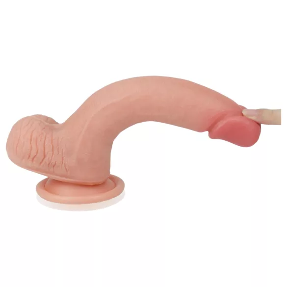 Lovetoy Nature Cock - realistlik dildos - kahekordne kiht - 20cm naturaalne