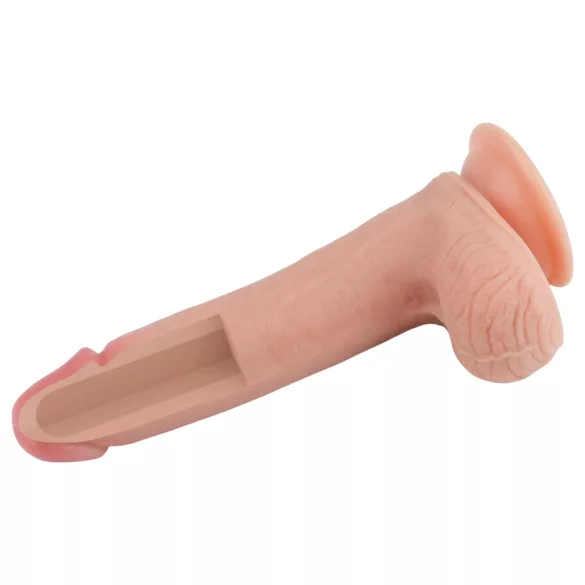 Lovetoy Nature Cock - realistlik dildos - kahekordne kiht - 20cm naturaalne