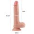 Lovetoy Nature - elutruudus dildoga - 20cm (naturaalne)