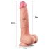 Lovetoy Nature Cock - kahetasandiline realistlik dildo - 25cm (naturaalne)