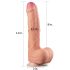 Looduslik tõeline dildo - 28cm (naturaalne)