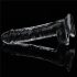 Lovetoy Flawless Clear - iminapaga dildo - 19cm (läbipaistev)