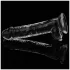 Lovetoy Flawless Clear - iminapaga dildo - 19 cm (läbipaistev)