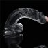 Lovetoy Flawless Clear - iminapaga dildo - 19cm (läbipaistev)