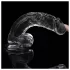 Lovetoy Flawless Clear - iminapaga dildo - 19 cm (läbipaistev)