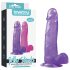 Lovetoy Jelly Studs - iminapaga dildod - 20cm (lilla)