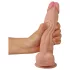 Lovetoy Sliding-Skin - realistlik dildos - kahekordne kiht - 21cm naturaalne