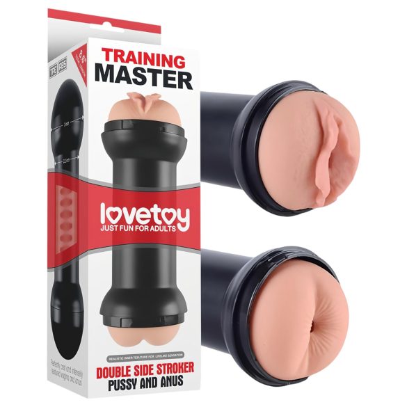 Lovetoy - tupp ja pepu masturbaator (naturaalne)