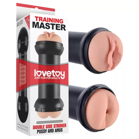 Lovetoy - vagina ja anaalmasturbaator - naturaalne värv