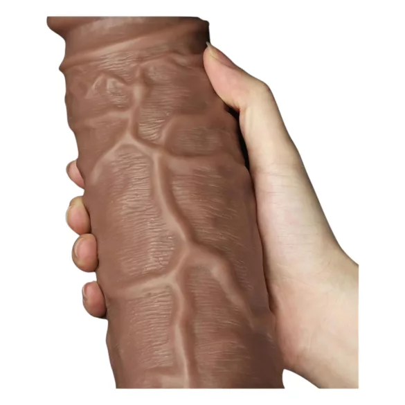 Lovetoy Chubby - realistlik dildoga iminapaga - 25cm naturaalne