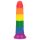 Lovetoy Prider - elutru dildos - 19cm (vikerkaarevärvides)