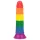 Lovetoy Prider - realistlik dildos - 19 cm - vikerkaarevärviline