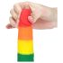 Lovetoy Prider - elutru dildos - 19cm (vikerkaarevärvides)