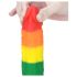 Lovetoy Prider - elutruu silikoonist dildo - 19cm (vikerkaar)