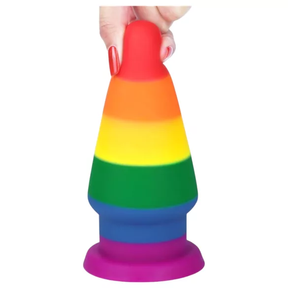 Lovetoy Prider - anaalipistik laiendaja - 15 cm - vikerkaarevärviline