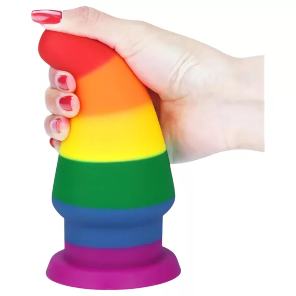 Lovetoy Prider - anaalipistik laiendaja - 15 cm - vikerkaarevärviline