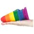 Lovetoy Prider - anaalilaienda plugi - 15cm (vikerkaar)