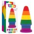 Lovetoy Prider - anaalilaienda plugi - 15cm (vikerkaar)