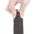 Lovetoy Sliding-Skin - kahekordne dildo - 18cm (pruun)