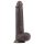 Lovetoy Sliding-Skin - kahes kihis dildo - 23cm (pruun)
