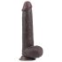 Lovetoy kahekordne dildo - 23cm (pruun)