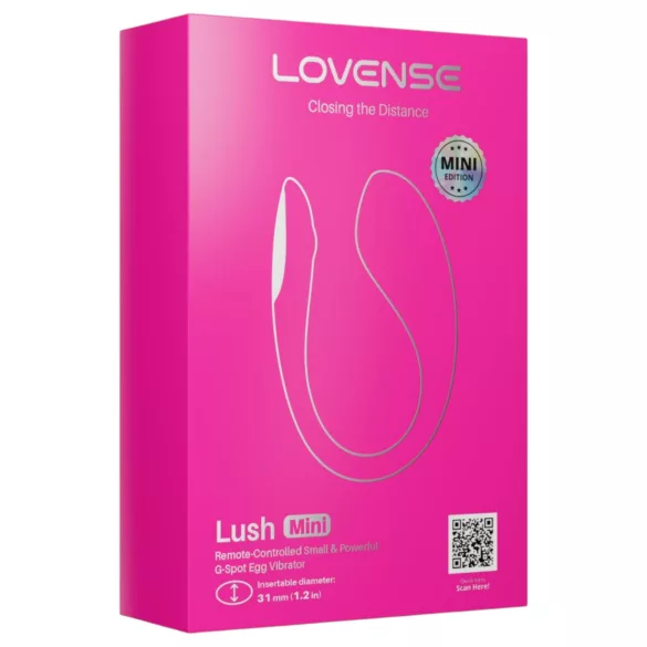 LOVENSE Lush Mini - nutikas vibreeriv muna (roosa)