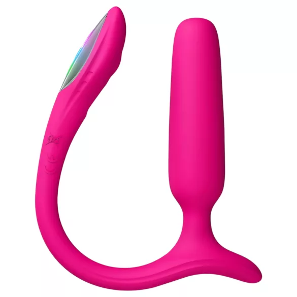 Lovense Lush Anal - rakendusega juhitav anaalvibraator, LED-valgustusega - roosa