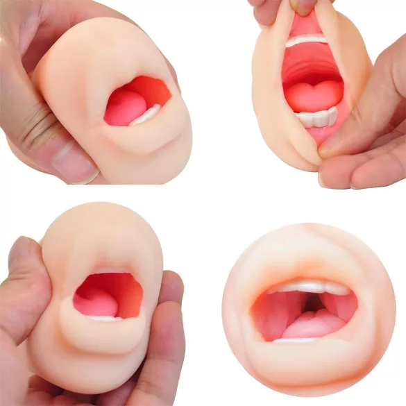Tracy's Dog Cup - elutruu suu masturbator hammastega (nahavärvi)