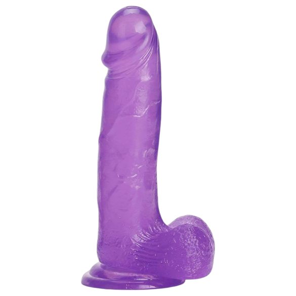 Tracy's Dog Jelly 8 - iminapaga, munanditega dildo (lilla)