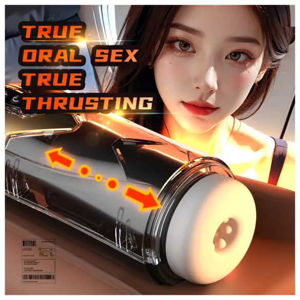 Leopard - automaatne masturbaator - must