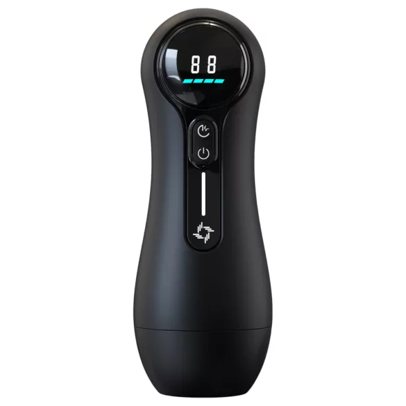 Leopard - automaatne masturbaator - vaakumiga - must