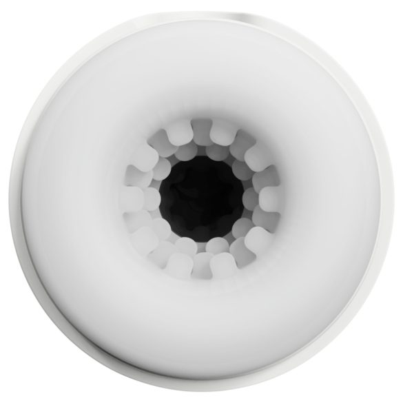 Leopard - vaakumiga vibreeriv masturbaator - valge