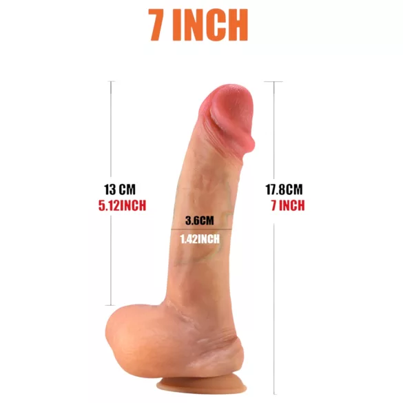 FeelSkin - realistlik dildo - naturaalne - 17,8 cm