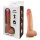 FeelSkin - ülirealistlik munanditega dildo (naturaalne, 20,5 cm)