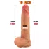FeelSkin - ülireaistlik munanditega dildo (naturaalne, 22 cm)